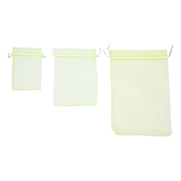 300 pcs., Fruit protection bags, Drawstring garden net bags, Fruit net bags, Green