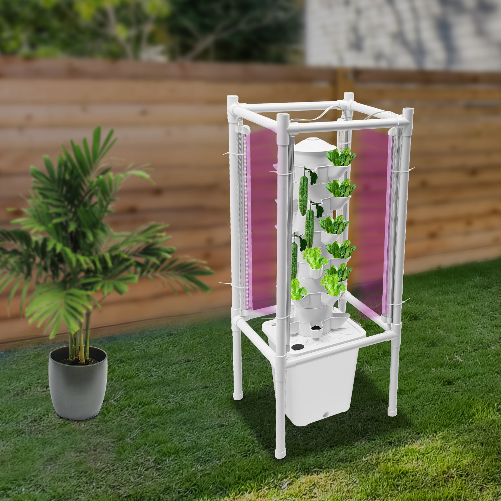 Hydroponics Vertical Growing Kit, Hydroponic Growing Kit, Vertical Planter Germination Kit Hydroponics Vertical Growing Kit, Hydroponic Growing Kit, Vertical Planter Germination Kit