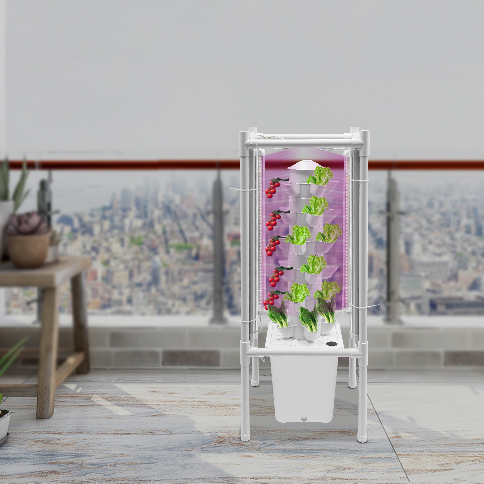 Hydroponics Vertical Growing Kit, Hydroponic Growing Kit, Vertical Planter Germination Kit
