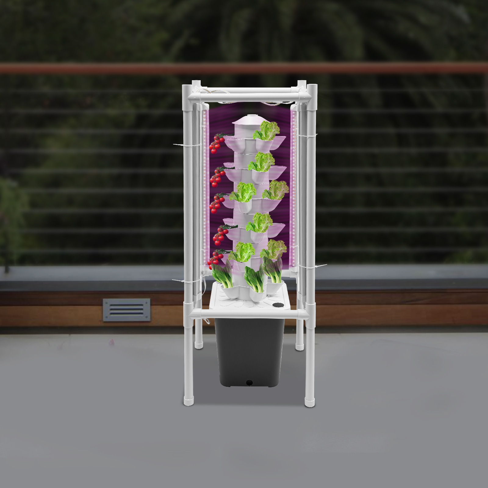 Hydroponics Vertical Growing Kit, Hydroponic Growing Kit, Vertical Planter Germination Kit