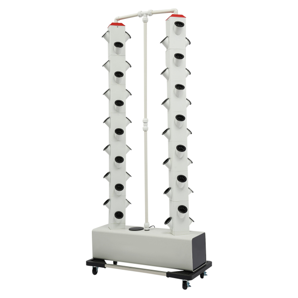 Hydroponics Vertical Growing Kit Hydroponic Growing Kit Vertical Planter Germination Kit 31.5*7.87*64.96in For Leafy Vegetables White Base