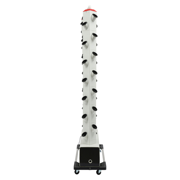 Hydroponics Vertical Growing Kit Hydroponic Growing Kit Vertical Planter Germination Kit 31.5*7.87*64.96in For Leafy Vegetables White Base