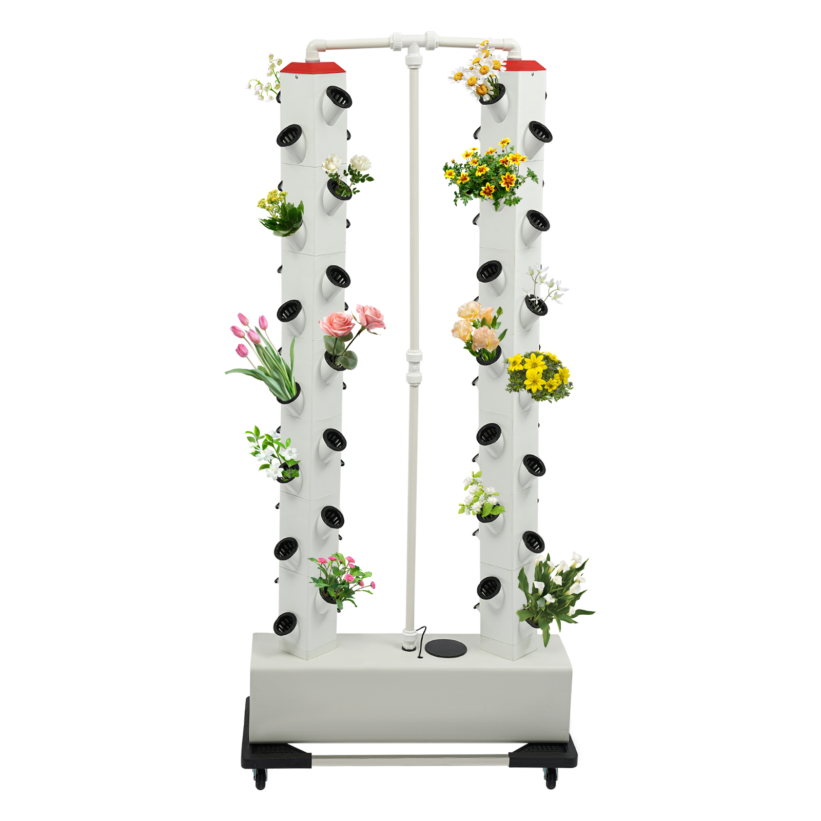 Hydroponics Vertical Growing Kit Hydroponic Growing Kit Vertical Planter Germination Kit 31.5*7.87*64.96in For Leafy Vegetables White Base Hydroponics Vertical Growing Kit Hydroponic Growing Kit Vertical Planter Germination Kit 31.5*7.87*64.96in For Leafy Vegetables White Base