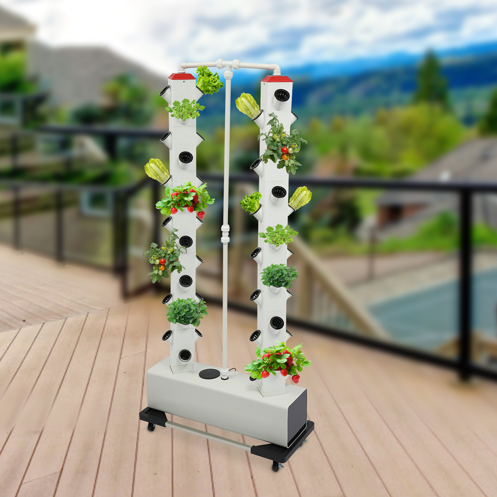 Hydroponics Vertical Growing Kit Hydroponic Growing Kit Vertical Planter Germination Kit 31.5*7.87*64.96in For Leafy Vegetables White Base Hydroponics Vertical Growing Kit Hydroponic Growing Kit Vertical Planter Germination Kit 31.5*7.87*64.96in For Leafy Vegetables White Base