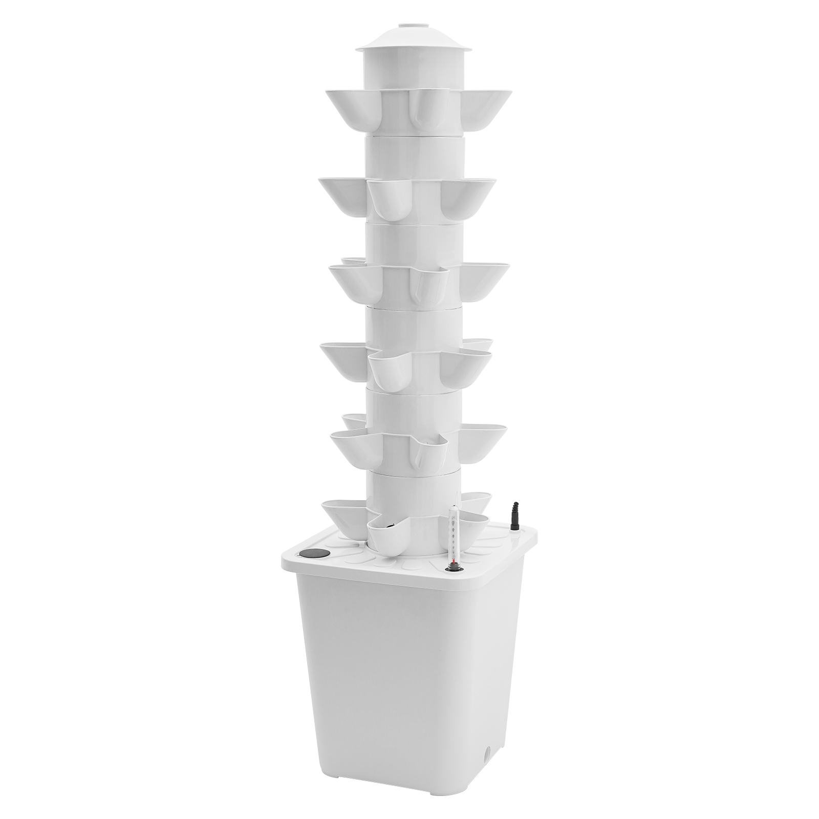 30 Holes Hydroponics Vertical Growing Kit, Hydroponic Growing Kit, Vertical Plant-Growing Kit - White Water Tank 30 Holes Hydroponics Vertical Growing Kit, Hydroponic Growing Kit, Vertical Plant-Growing Kit - White Water Tank