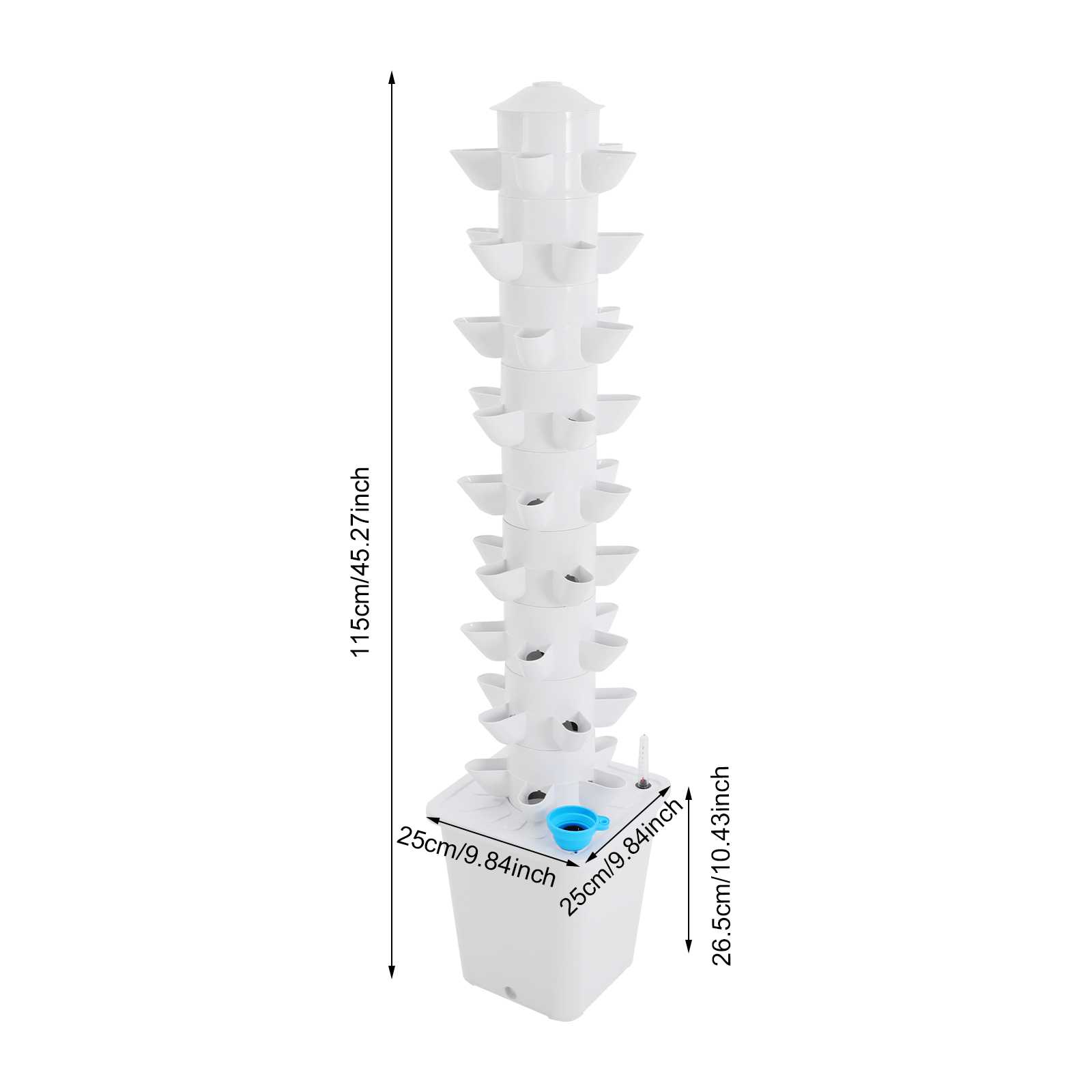 Hydroponic Tower Growing Mechanism, Hydroponic Growing Kit, 45-Pod Hydroponic Mechanism
