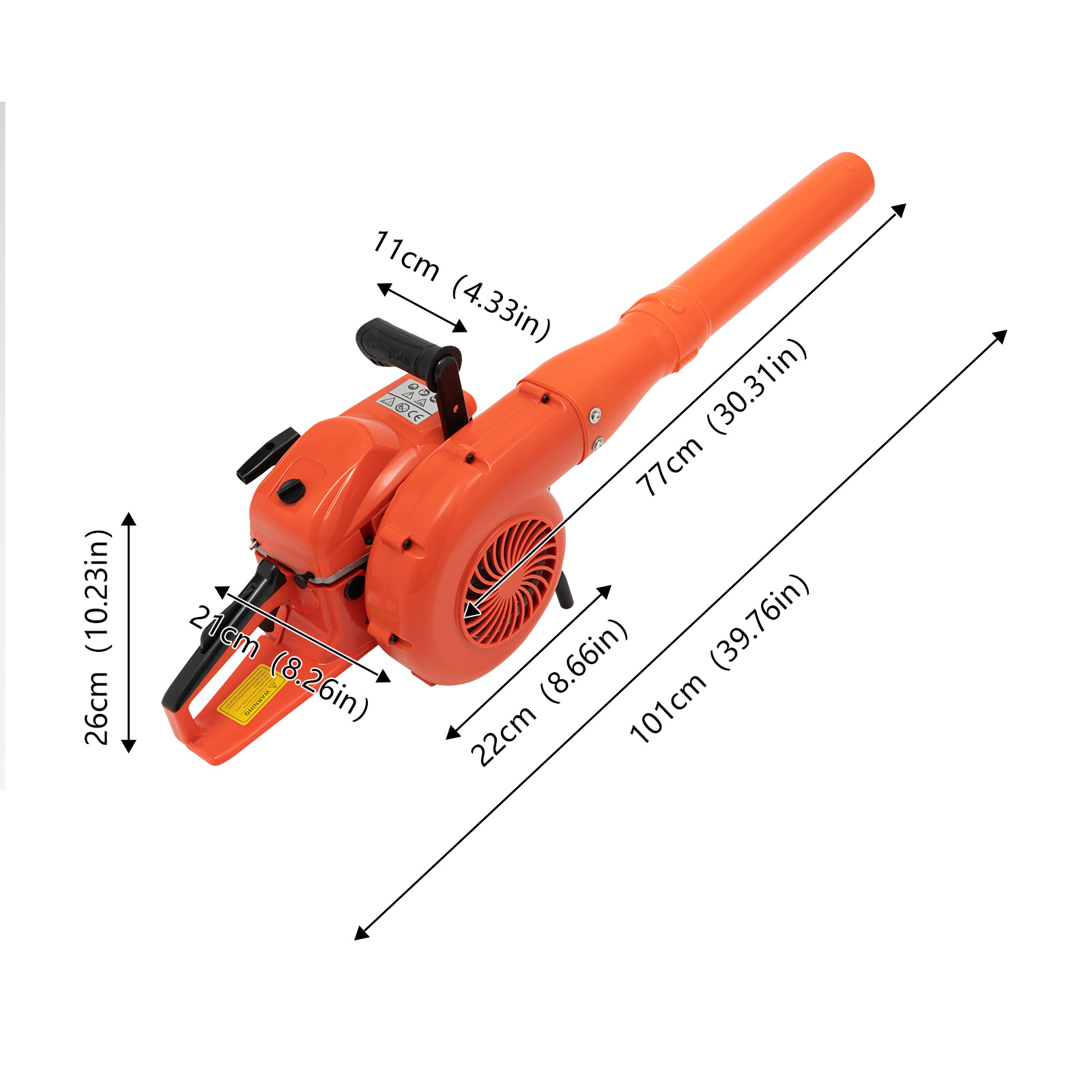 CNCEST Snow Blower 2-stroke Petrol Blower Portable Snow Blower For Mountain Forest Fire Extinguishing Leaf Removal Orange CNCEST Snow Blower 2-stroke Petrol Blower Portable Snow Blower For Mountain Forest Fire Extinguishing Leaf Removal Orange