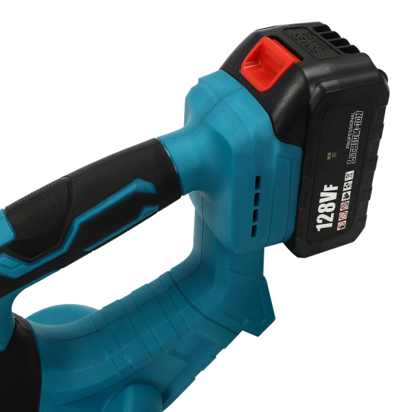 Cordless Leaf Blower Suitable For Removing Snow Dust Debris Spider Webs Pet Hair Sand Gravel EU Standard 32.3*3.1*7.5 Inches Blue