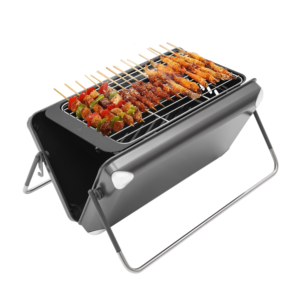 Portable Camping Stove Charcoal & Gas 2-in-1 Portable Camping Grill 2-in-1 Portable Camping Stove Suitable For Outdoor Cooking Grilling Picnics
