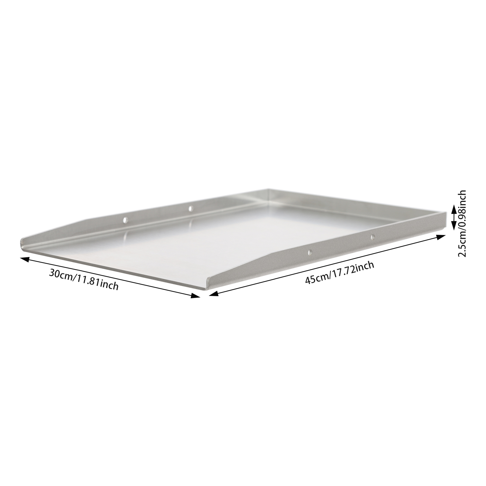 45*30cm Stainless Steel Grill, Grill Plate, Universal BBQ Grill Tray for Home Use, Barbecue Stores and Stalls 45*30cm Stainless Steel Grill, Grill Plate, Universal BBQ Grill Tray for Home Use, Barbecue Stores and Stalls