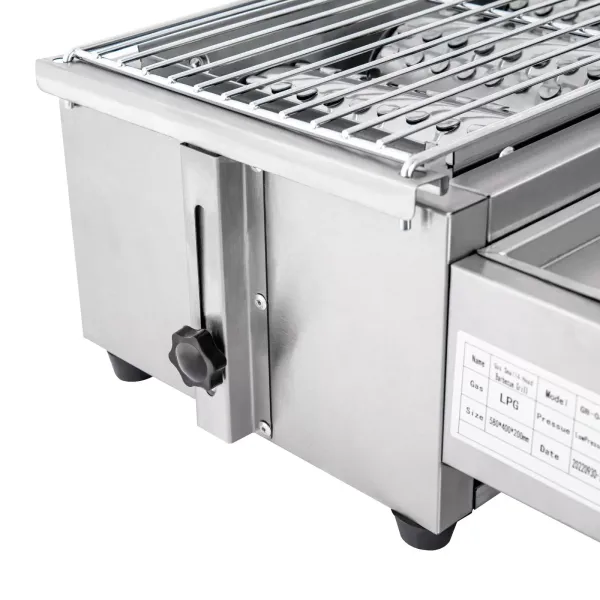 Bbq Propane Gas Grill Stainless Steel Patio Garden Barbecue Grill Suitable For Backyard Garden Patio Deck And Balcony 22.8*15.7*7.9in 4 Heat Pipe Bbq Propane Gas Grill Stainless Steel Patio Garden Barbecue Grill Suitable For Backyard Garden Patio Deck And Balcony 22.8*15.7*7.9in 4 Heat Pipe