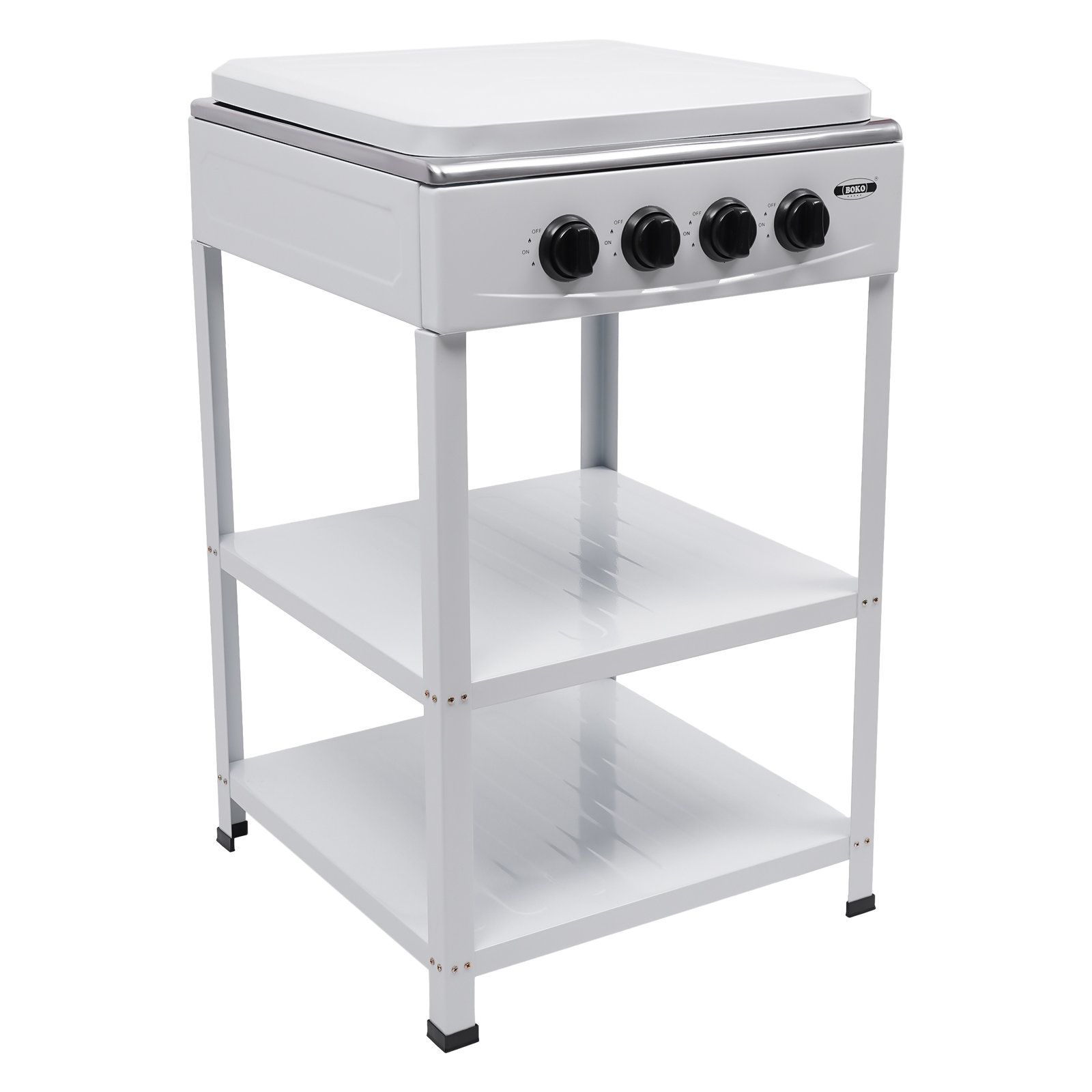Stylish and Practical Gas Stove for Family or Outdoor Activities such as Camping, Fishing, RV travel, Emergency Preparedness - White Stylish and Practical Gas Stove for Family or Outdoor Activities such as Camping, Fishing, RV travel, Emergency Preparedness - White