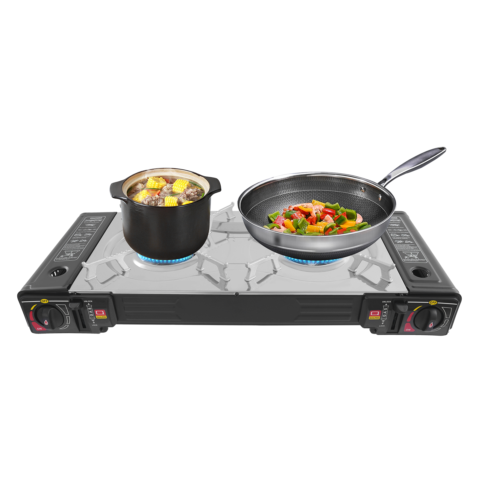 Butane Camping Stove, Camping Stove with Portable Case, Portable Camping Stove