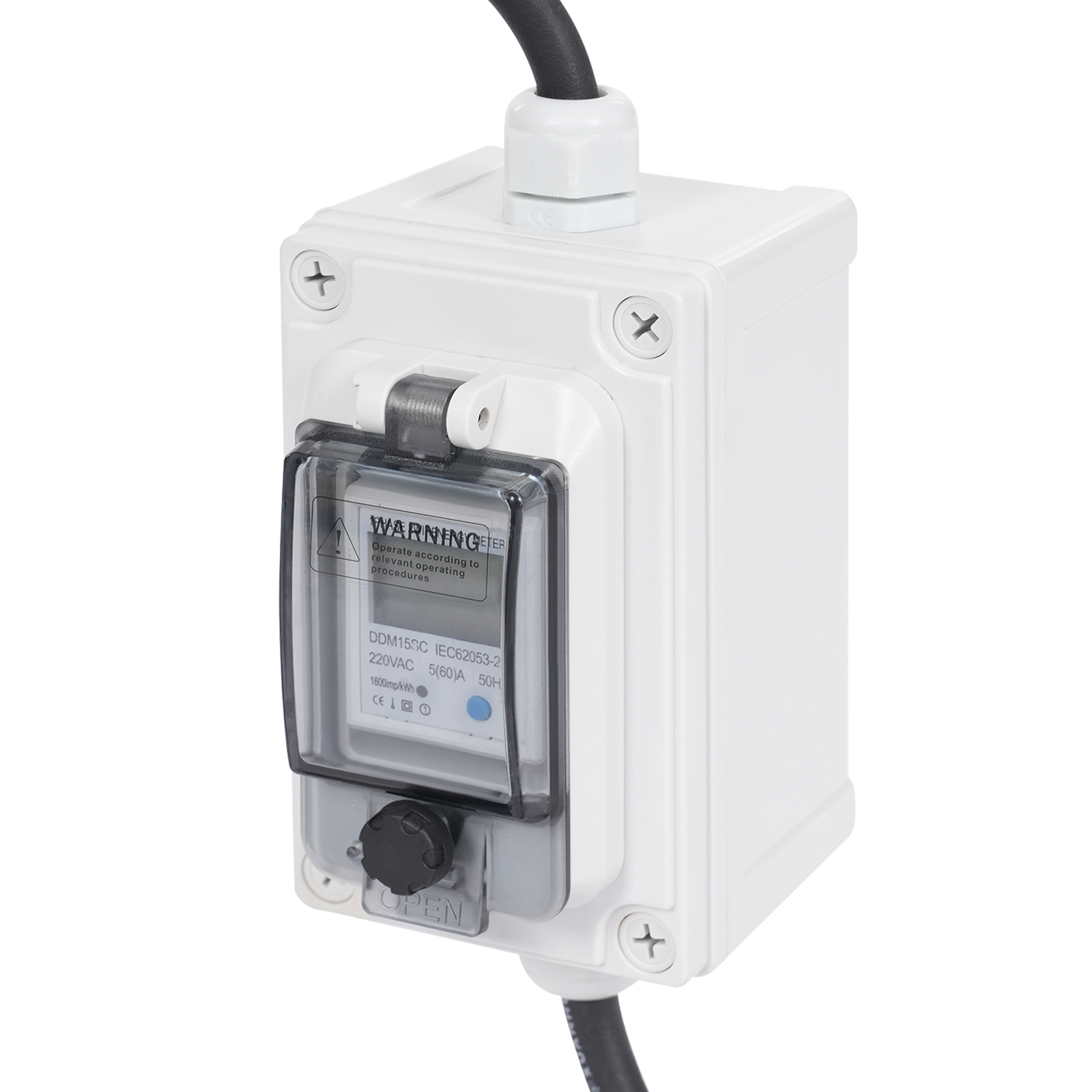 16A HRDQ-01 H07RN-F 3*1.5mm² Mobile Digital Electricity Meter, Portable Digital LED Electricity Meter, Digital LED Display Meter 16A HRDQ-01 H07RN-F 3*1.5mm² Mobile Digital Electricity Meter, Portable Digital LED Electricity Meter, Digital LED Display Meter