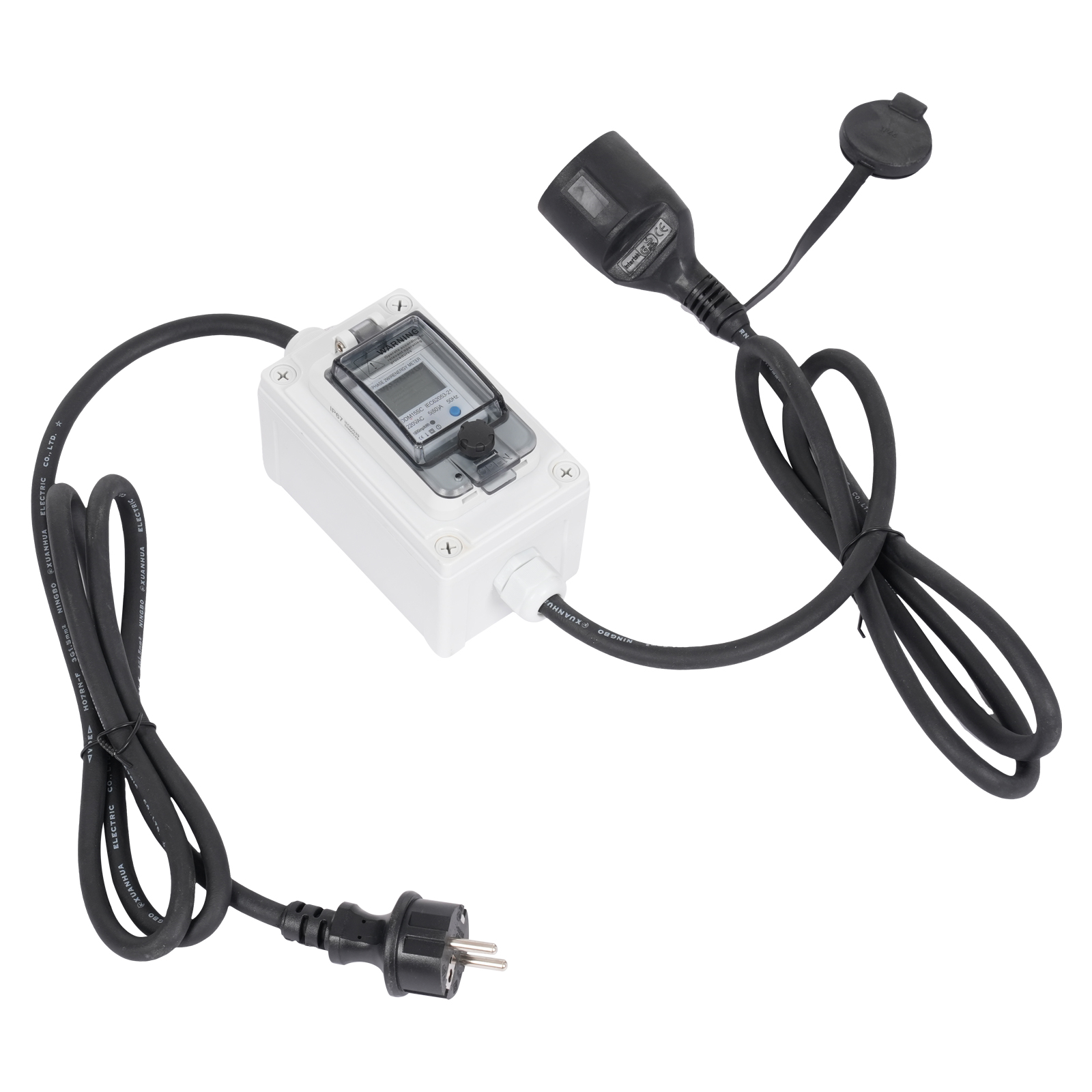 16A HRDQ-01 H07RN-F 3*1.5mm² Mobile Digital Electricity Meter, Portable Digital LED Electricity Meter, Digital LED Display Meter 16A HRDQ-01 H07RN-F 3*1.5mm² Mobile Digital Electricity Meter, Portable Digital LED Electricity Meter, Digital LED Display Meter
