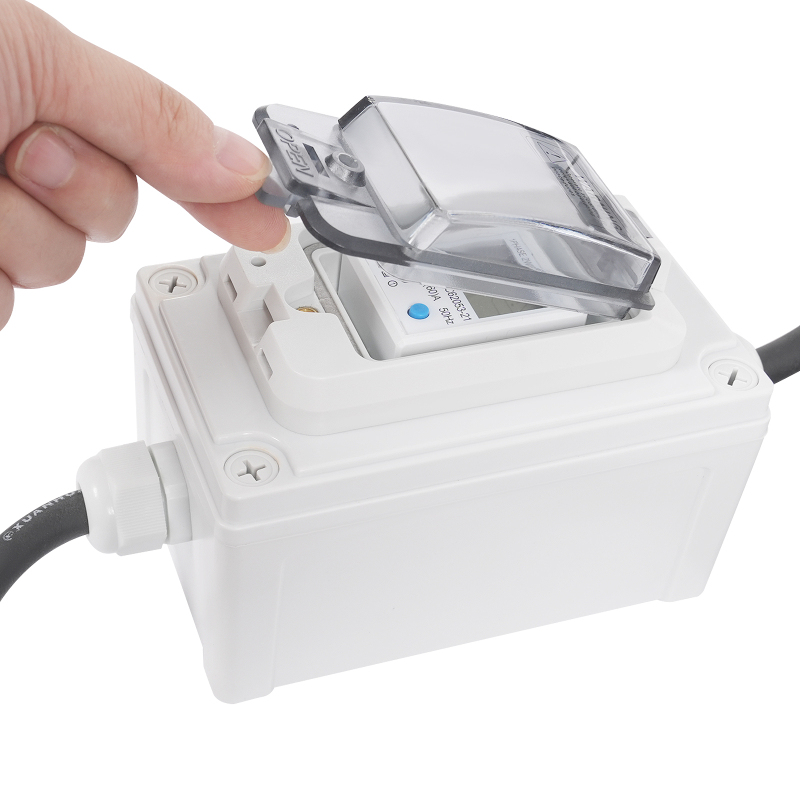 16A HRDQ-02 H07RN-F 3*2.5mm² Mobile Digital Electricity Meter, Portable Digital LED Electricity Meter, Digital LED Display Meter 16A HRDQ-02 H07RN-F 3*2.5mm² Mobile Digital Electricity Meter, Portable Digital LED Electricity Meter, Digital LED Display Meter