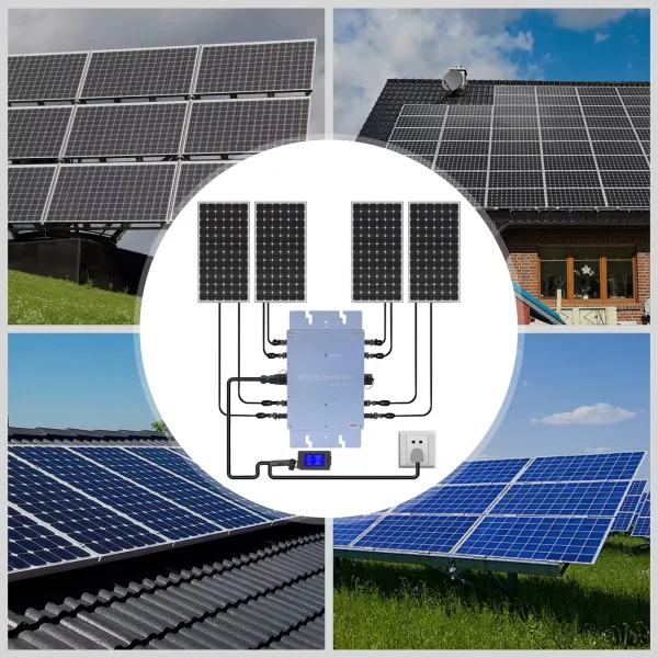 Micro Solar Inverter 1200 W Automatic Micro Inverter Solar ID MPPT DC20-50 V IP65 Used In Residential Or Commercial Areas Micro Solar Inverter 1200 W Automatic Micro Inverter Solar ID MPPT DC20-50 V IP65 Used In Residential Or Commercial Areas
