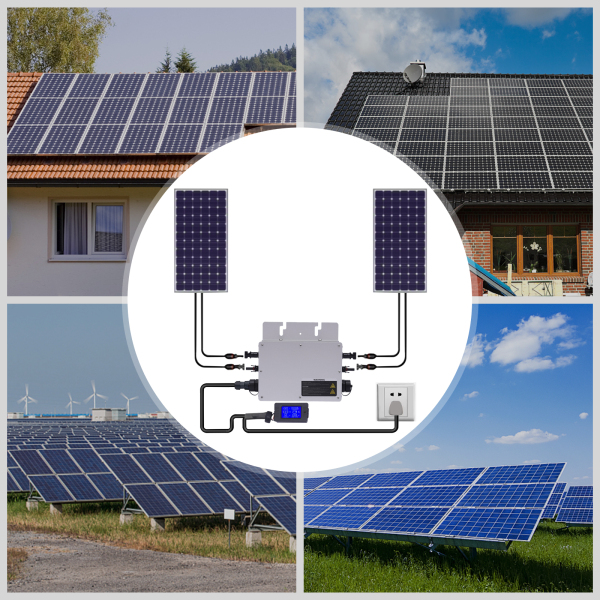 700W Solar Inverter Grid Tie Controller Micro Solar Inverter Grid Tie Micro Inverter Waterproof IP65 220V Micro Inverter