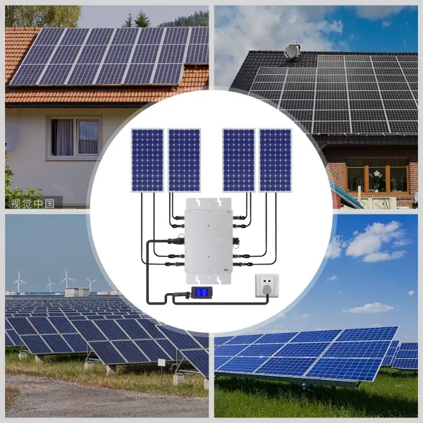 Micro Solar Inverter 1200 W - Automatic Micro Inverter - Solar ID - MPPT DC20-50 V - IP65