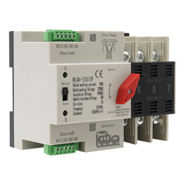Automatic Transfer Switch, 3P100A Automatic Transfer Switch, 3P Automatic Transfer Switch for Urban Residential Areas
