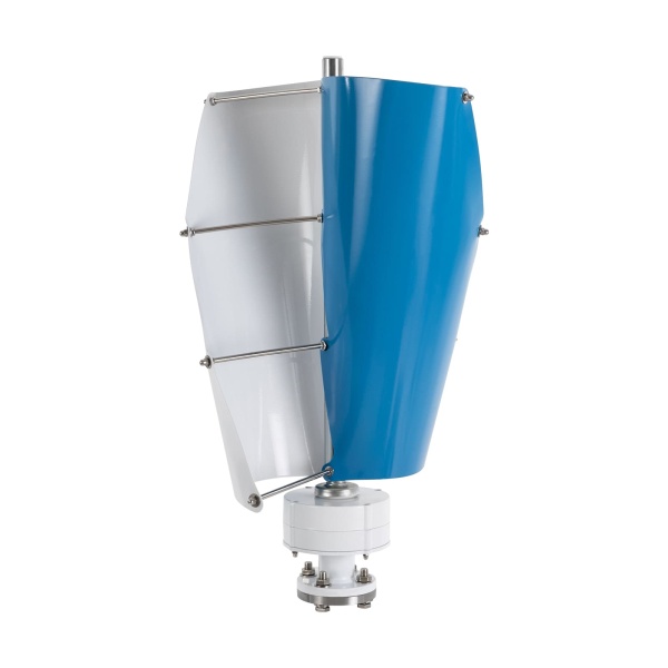 Wind Turbine, Vertical Axis Wind Turbine Generator with Controller, 24V Wind Power Generation (White and Blue) Wind Turbine, Vertical Axis Wind Turbine Generator with Controller, 24V Wind Power Generation (White and Blue)