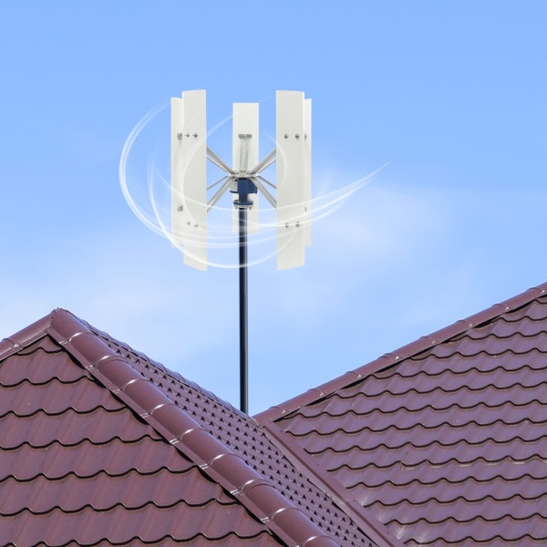 H5 Leaf-Vertical Wind Turbine-12V 100W  5-blade Wind Turbine Generator, Vertical Axis  Wind Turbine