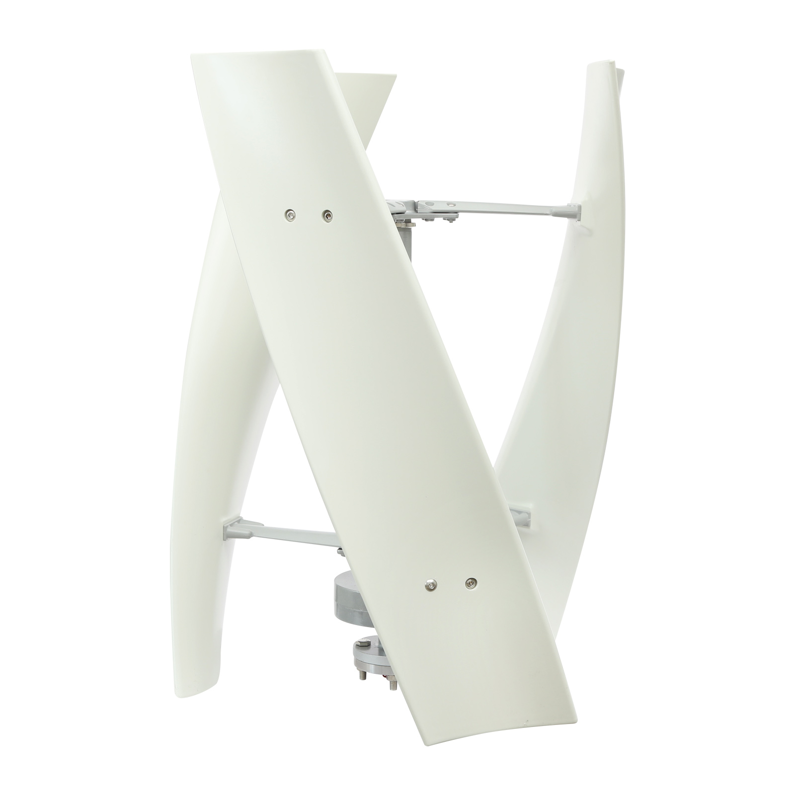 X3 White 12V 100W Vertical Wind Turbine,  Vertical Wind Generator with Auxiliary Wind Wheel