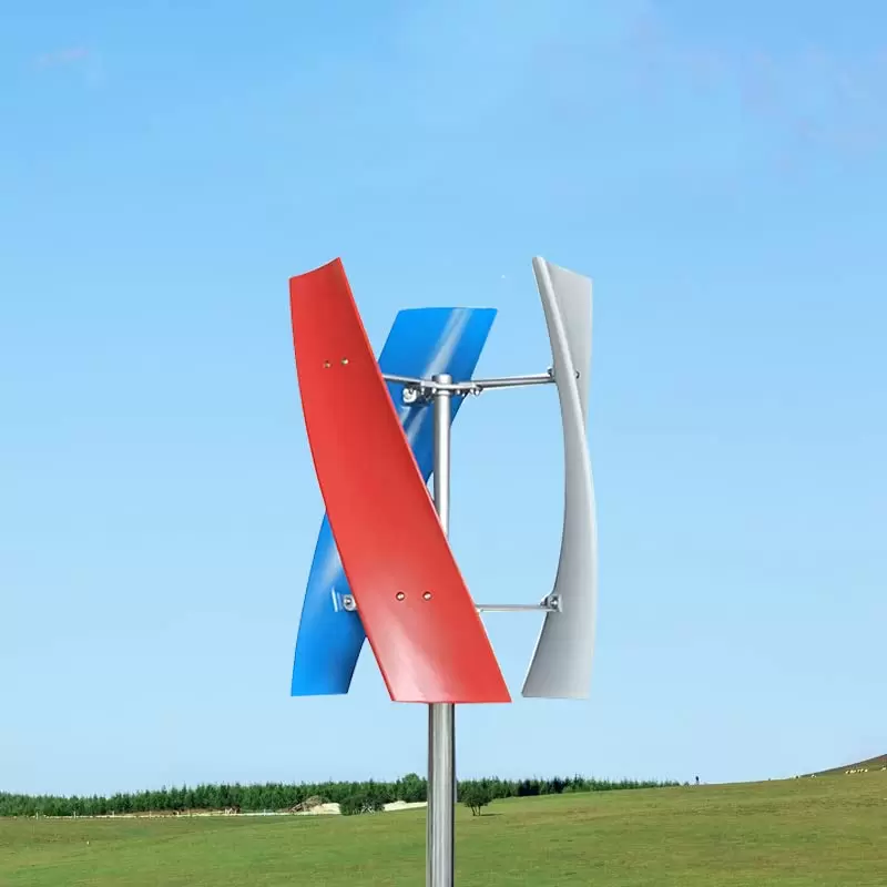 Vertical Wind Turbine 3 blades with regulator 24 V 400 W Vertical Wind Turbine with regulator