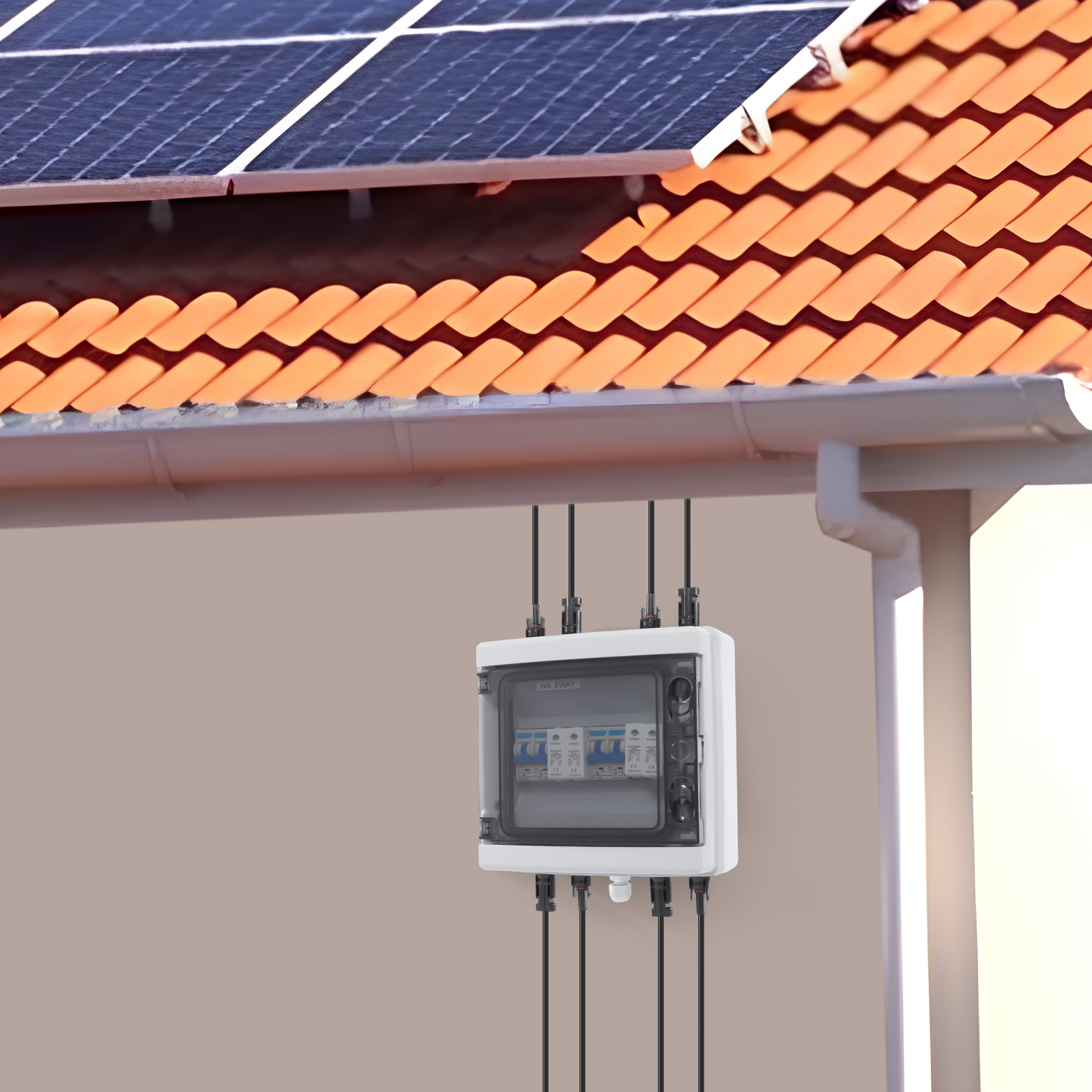 Solar Combiner Box, Combiner Box Circuit Breaker for Solar Panels, Solar Disconnect Switch, 21*10*21cm Solar Combiner Box, Combiner Box Circuit Breaker for Solar Panels, Solar Disconnect Switch, 21*10*21cm