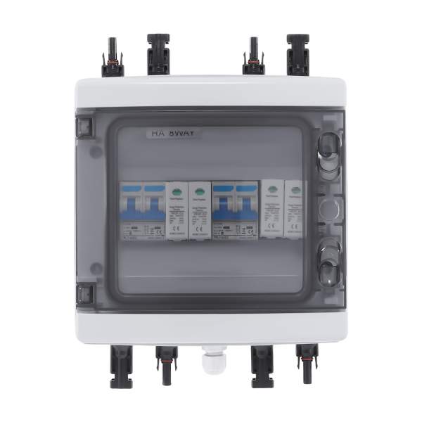 Solar Combiner Box, Combiner Box Circuit Breaker for Solar Panels, Solar Disconnect Switch, 21*10*21cm