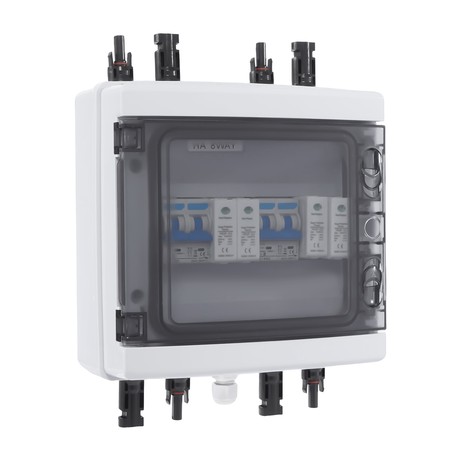 Solar Combiner Box, Combiner Box Circuit Breaker for Solar Panels, Solar Disconnect Switch, 21*10*21cm Solar Combiner Box, Combiner Box Circuit Breaker for Solar Panels, Solar Disconnect Switch, 21*10*21cm