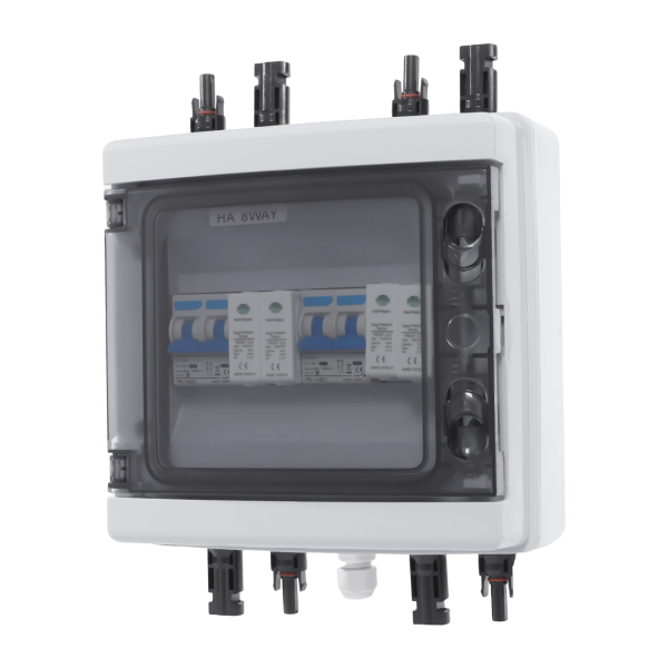 Solar Combiner Box, Combiner Box Circuit Breaker for Solar Panels, Solar Disconnect Switch, 21*10*21cm