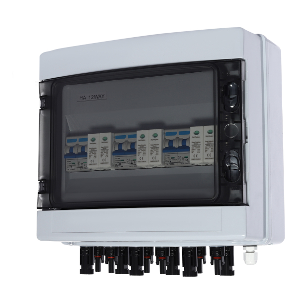 Solar Combiner Box Combiner Box Circuit Breaker for Solar Panels Solar Disconnect Switch For Networked Photovoltaic Solar Systems DC1000V 40A