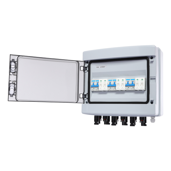Solar Combiner Box Combiner Box Circuit Breaker for Solar Panels Solar Disconnect Switch For Networked Photovoltaic Solar Systems DC1000V 25A