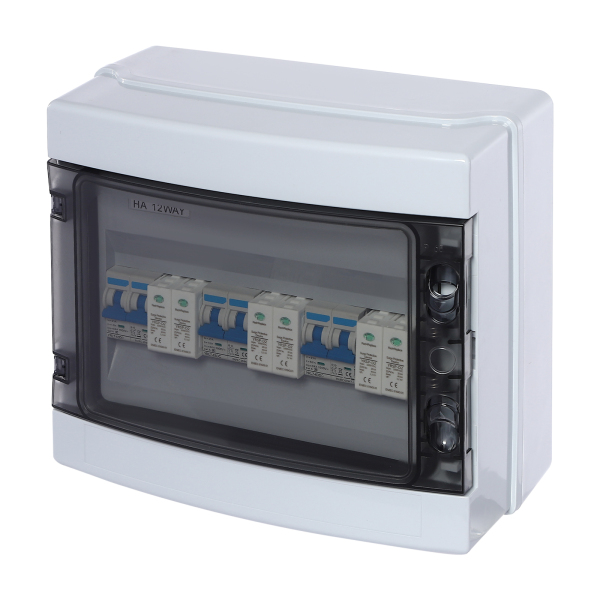 Solar Combiner Box Combiner Box Circuit Breaker for Solar Panels Solar Disconnect Switch For Networked Photovoltaic Solar Systems DC1000V 25A