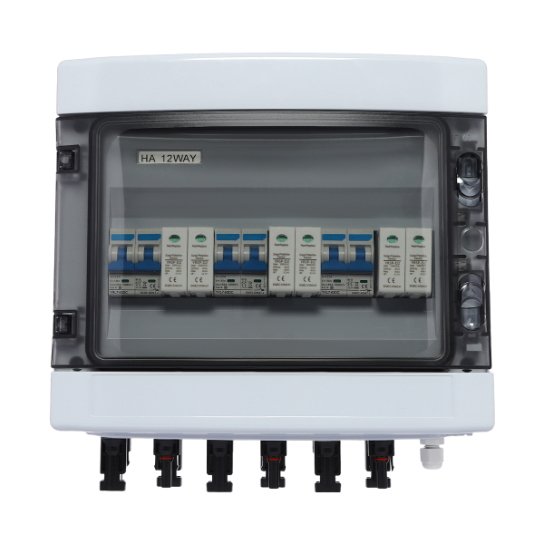 Solar Combiner Box Combiner Box Circuit Breaker for Solar Panels Solar Disconnect Switch For Networked Photovoltaic Solar Systems DC1000V 25A