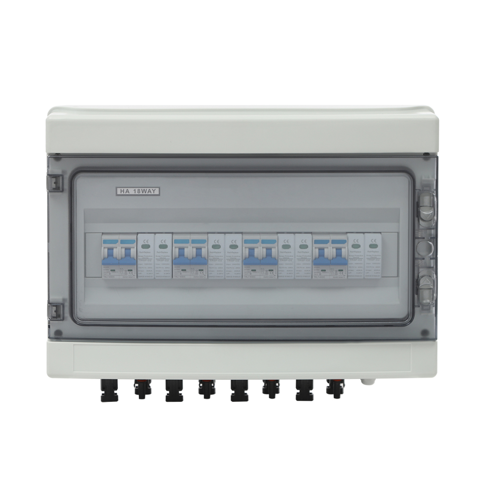 4 in 4 out 1000V -40A DC Isolator Switch Box, DC Surge Protection Solar ...