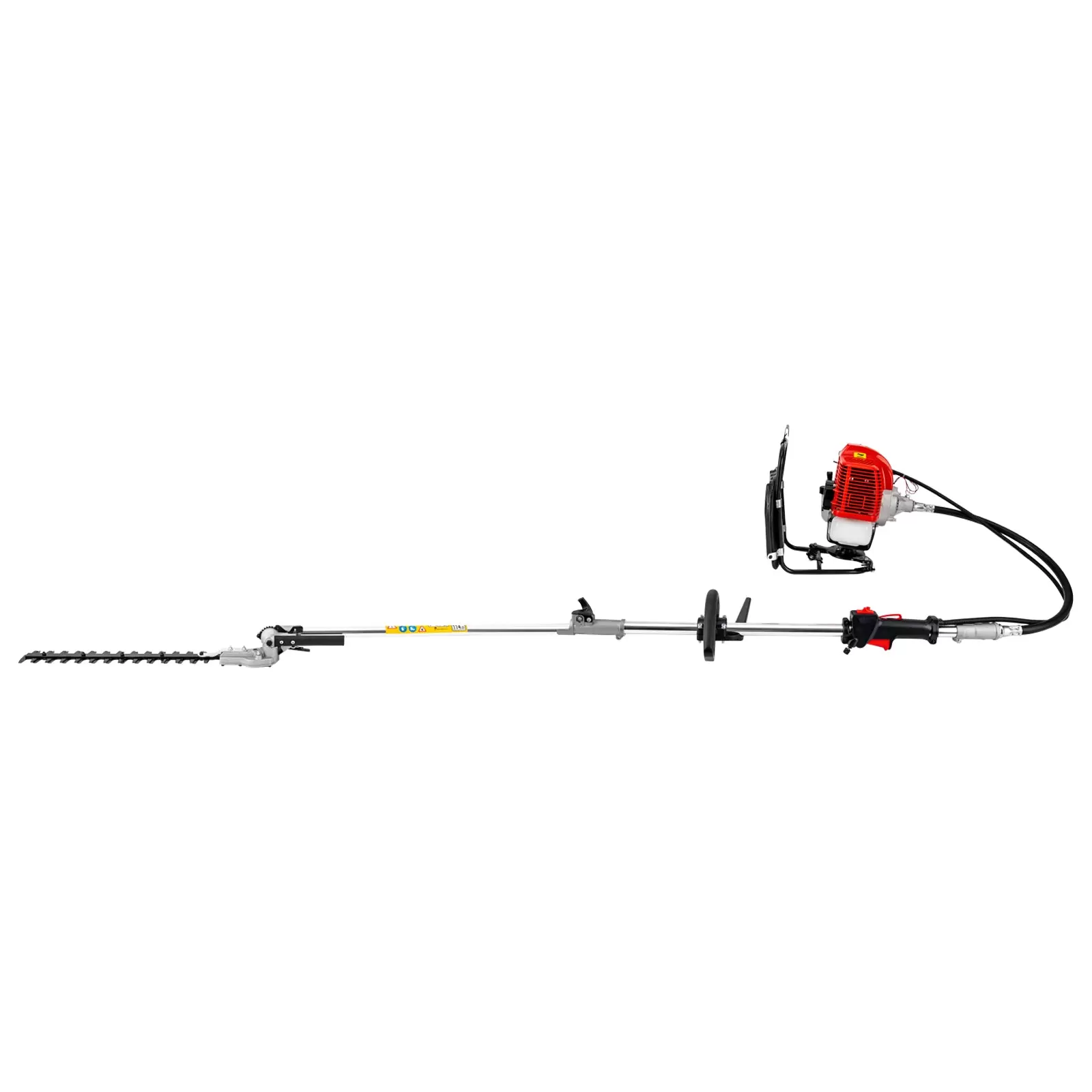 Petrol Lawn Mower 4 in 1 Multi-Tool 52 CC Professional Belt Including Extension Combi Tool Hedge Trimmer Combi System 2-Stroke Lawn Mower