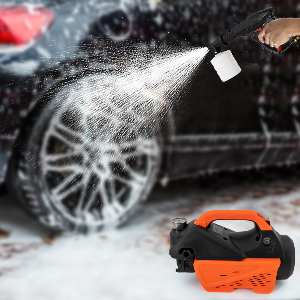Electric Pressure Power Washer Household Automatic Car Washer Portable Pressure Cleaner Machine Clean The Steps Clean The Courtyard The Wall