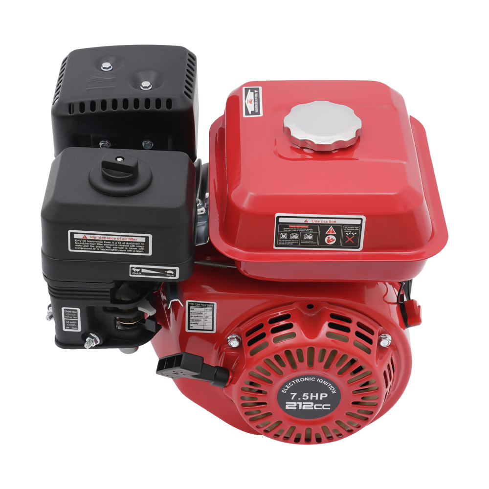 4-stroke gasoline engine, 7.5 HP