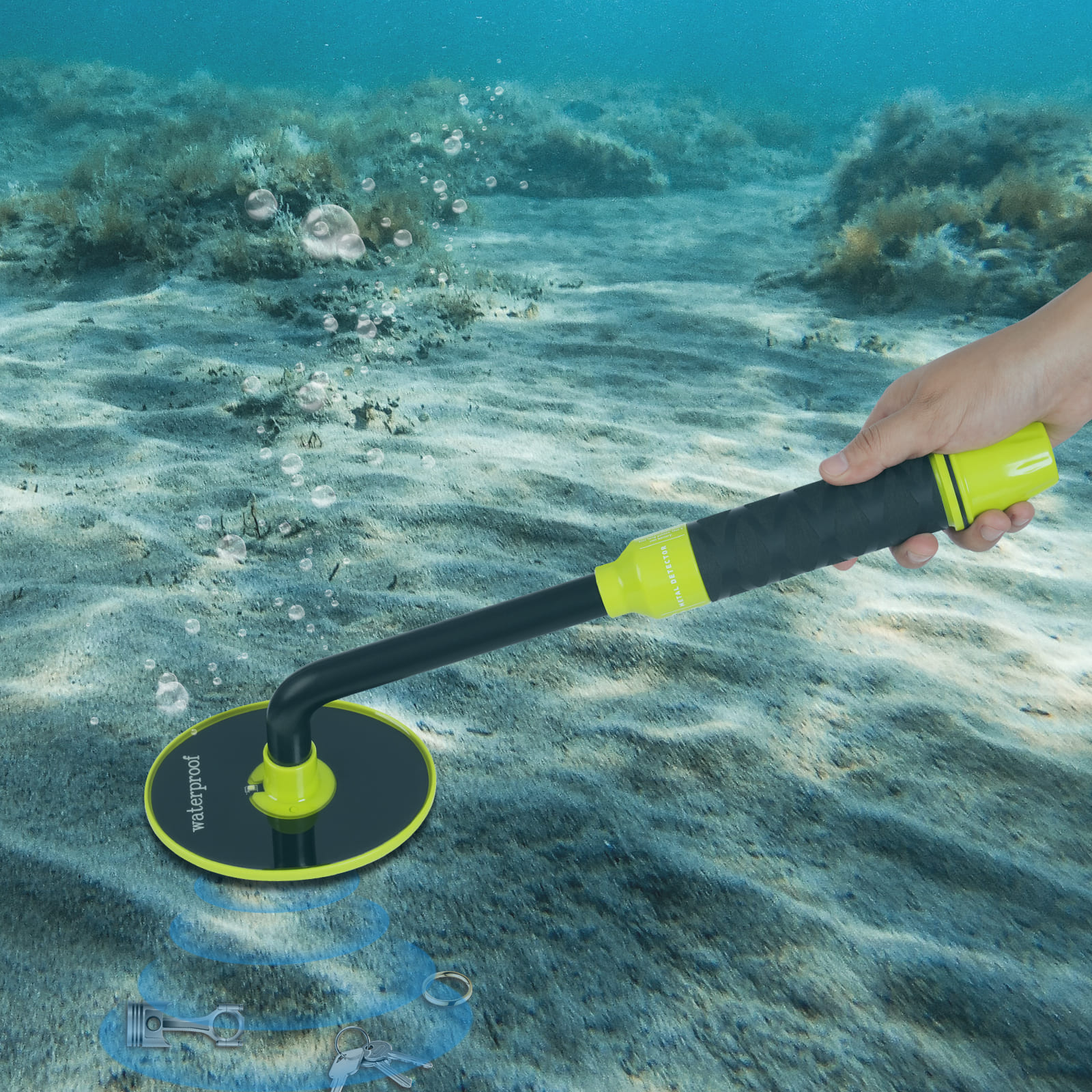Metal Detector, Underwater Metal Detector, Metal Detector with Hand Strap Metal Detector, Underwater Metal Detector, Metal Detector with Hand Strap