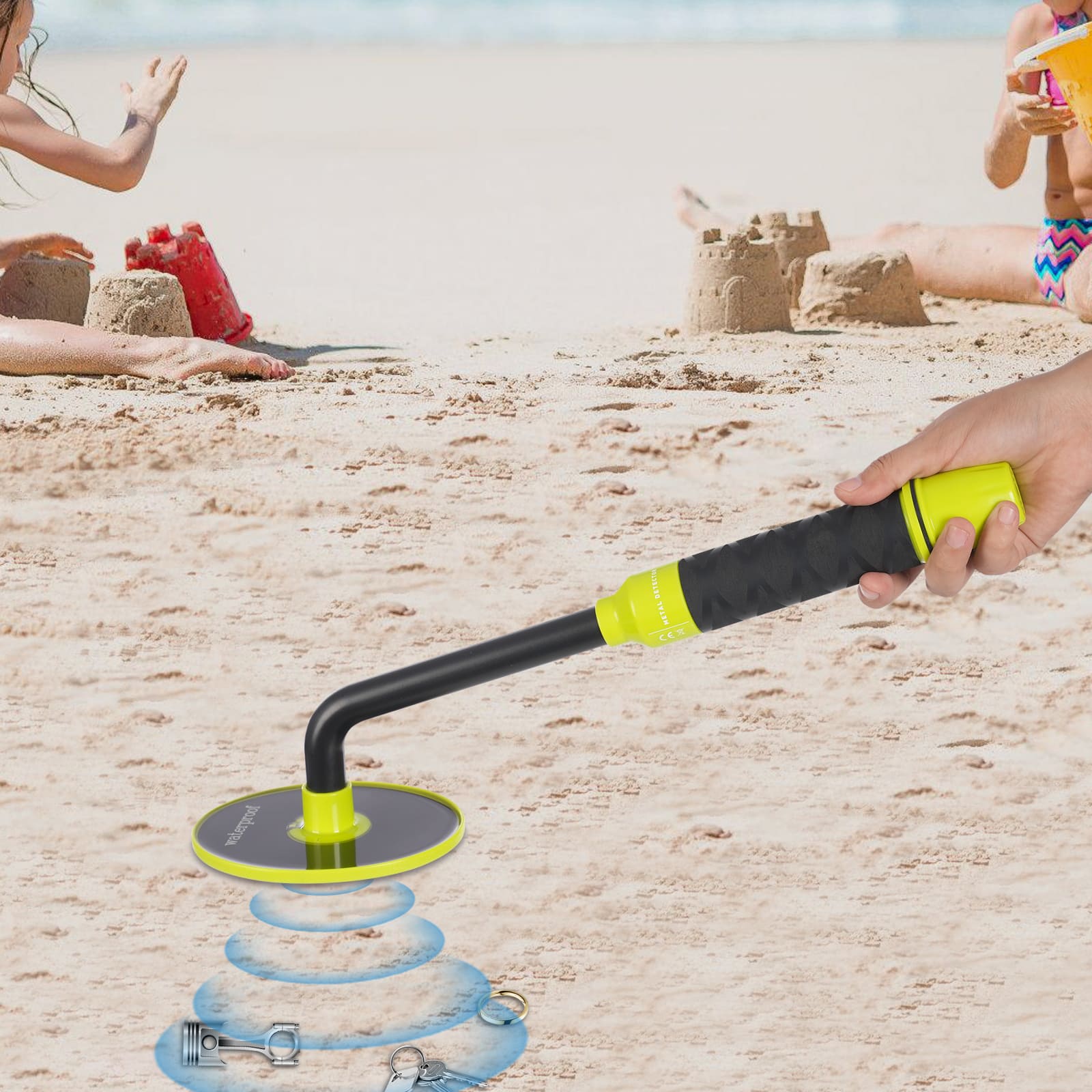 Metal Detector, Underwater Metal Detector, Metal Detector with Hand Strap Metal Detector, Underwater Metal Detector, Metal Detector with Hand Strap