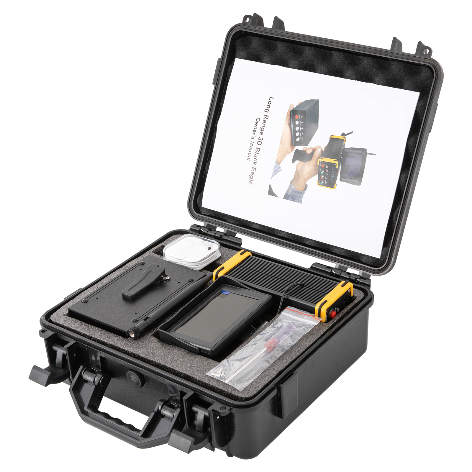 Underground Metal Detector with High Definition Screen for Gold Silver Copper AC100-240V EU Plug Applies To Military Security Inspections