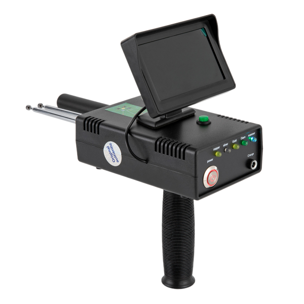 Metal Detector Metal Finder Long Range 98.4ft Underground Gold Detector 3D LED Display For Gold Silver Copper And Diamonds