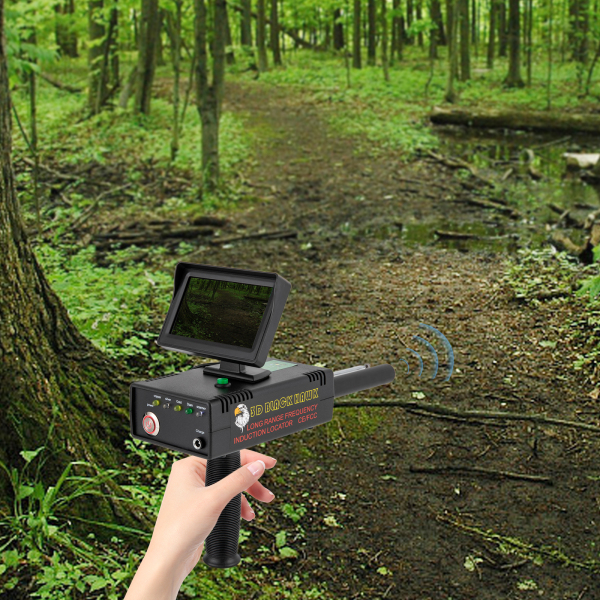 Metal Detector Metal Finder Long Range 98.4ft Underground Gold Detector 3D LED Display For Gold Silver Copper And Diamonds