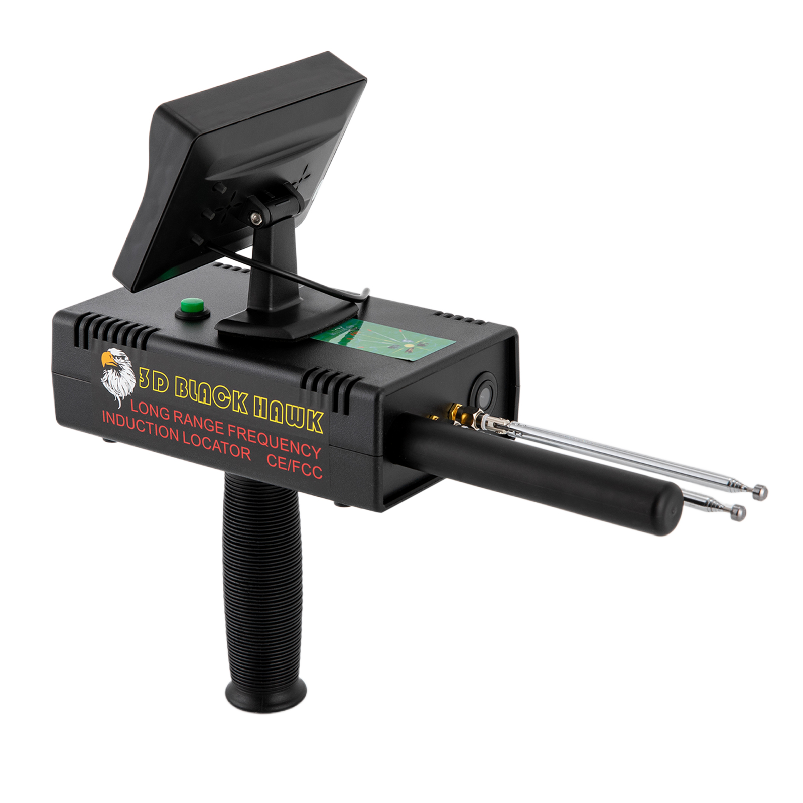 Metal Detector Metal Finder Long Range 98.4ft Underground Gold Detector 3D LED Display For Gold Silver Copper And Diamonds