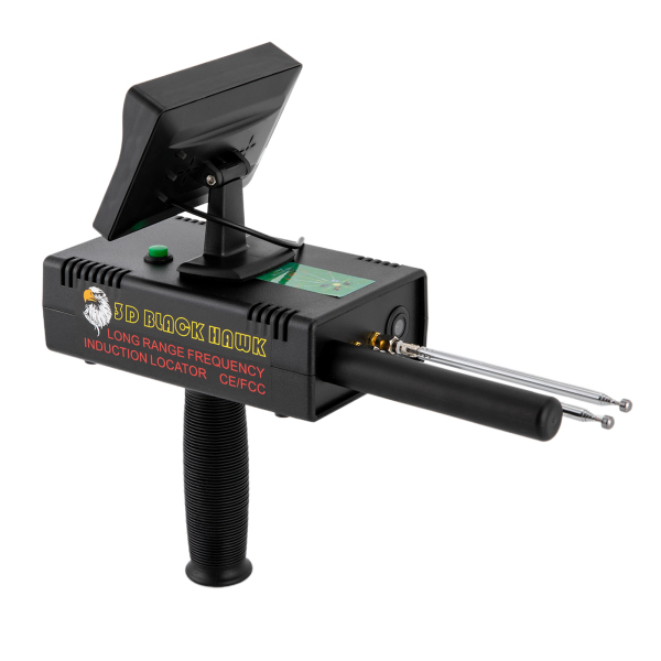 Metal Detector Metal Finder Long Range 98.4ft Underground Gold Detector 3D LED Display For Gold Silver Copper And Diamonds