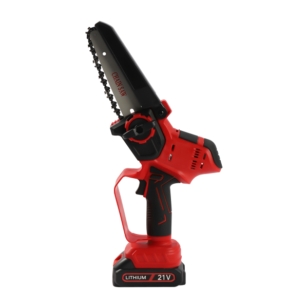 One-Hand Handheld Electric Compact Portable Chainsaw Rechargeable Battery Powered for Tree Trimming and Branch Pruning Wood Cutting