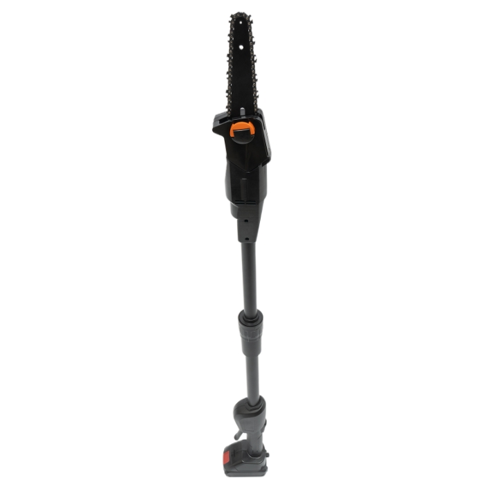 Pole Saw with 1500mAh Battery and Standard Charger Cordless Rechargeable Double Section Assemble Shaft Branch Cutter and Low Noise