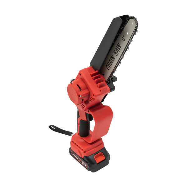 Mini Chain Saw 8-inch Wireless Chain Saw 2x 2.0 Battery Manual Oil System One-hand Electric Chain Saw Electric Tree Saw For Cutting Garden Log Mini Chain Saw 8-inch Wireless Chain Saw 2x 2.0 Battery Manual Oil System One-hand Electric Chain Saw Electric Tree Saw For Cutting Garden Log